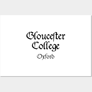 Oxford Gloucester College Medieval University Posters and Art